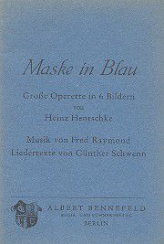 Maske in blau (Libretto) 