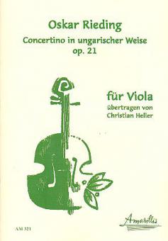 Concertino in ungarischer Weise op. 21 