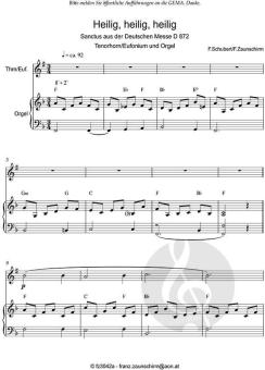 Zum Sanctus (Heilig, heilig) 