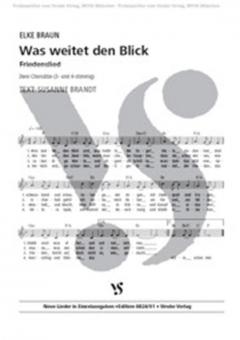 Was weitet den Blick 