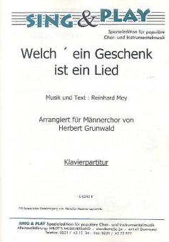 Welch' Geschenk ist ein Lied 