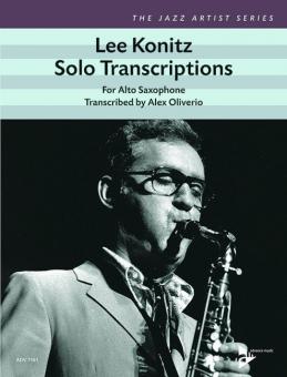 Solo Transcriptions for Alto Saxophone Download