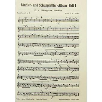 Ländler- und Schuhplattler-Album Heft 1 
