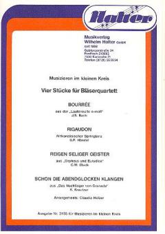 Vier Stücke für Bläserquartett 