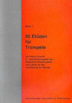 80 Etüden für Trompete Heft 1 