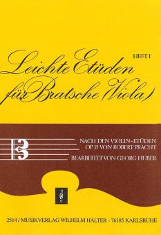 Leichte Etüden für Bratsche Heft 1 