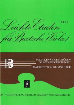 Leichte Etüden für Bratsche Heft 2 