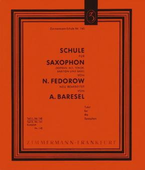 Schule für Saxophon Teil 1 