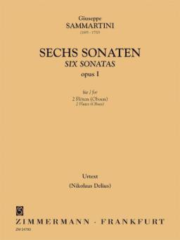 Sechs Sonaten op. I 