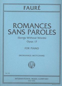 Song Without Words, Op. 17 