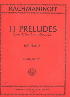11 Preludes, Op. 23 & Op. 3 No. 2 