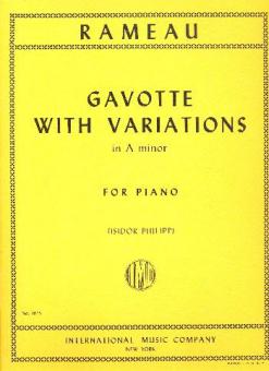 Gavotte With Variations in A Minor 