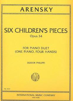 6 Children's Pieces Op. 34 