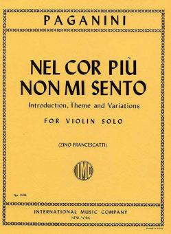 Nel cor piu non mi sento 