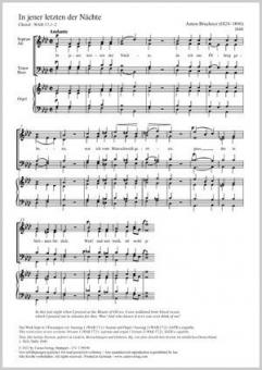 In jener letzten der Nächte WAB 17,1-2 Standard