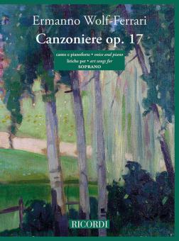 Canzoniere op. 17 - Liriche per soprano 