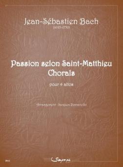 Passion selon St Matthieu 