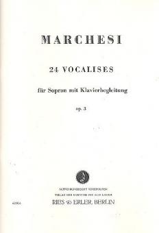 24 Vocalises Op. 3 