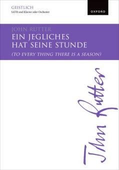 Ein jegliches hat seine Stunde 