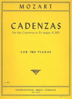 Cadenzas by Mozart to Concerto No. 10, KV 365 