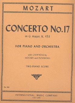 Concerto No. 17 in G Major, KV 453 