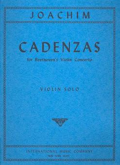 Cadenzas for Beethoven's Violin Concerto 