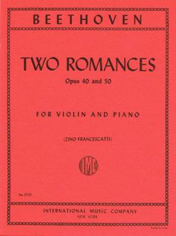 Two Romances op. 40 & 50 