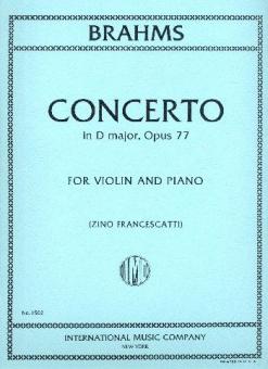 Concerto D major op. 77 