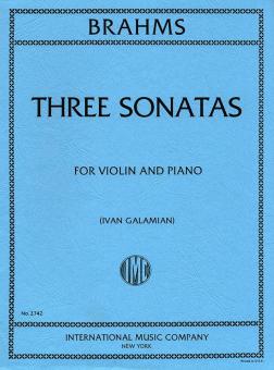 3 Sonatas op. 78, 100 & 108 