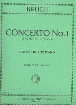 Concerto No. 1 G minor op. 26 