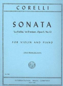 Sonata La Follia op. 5/12 