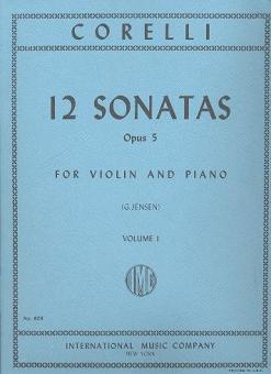 12 Sonatas, Op. 5 Vol. 1 