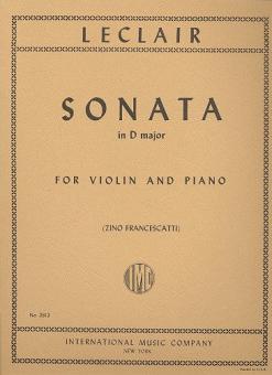 Violin Sonata D major 