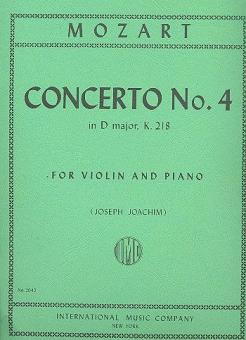 Violin Concerto No. 4 D major K.218 