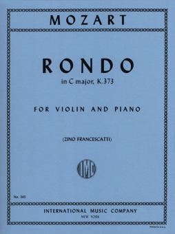 Rondo C-Dur KV 373 