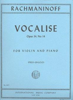 Vocalise, Op. 34 No. 14 