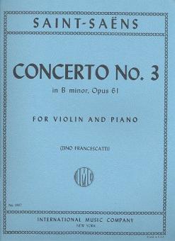Violin Concerto No. 3 B minor op. 61 