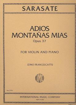 Adios Montanas Mias op. 37 
