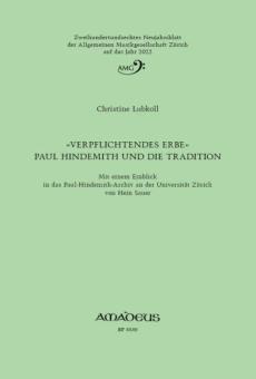 Verpflichtendes Erbe' Paul Hindemith und die Tradition 