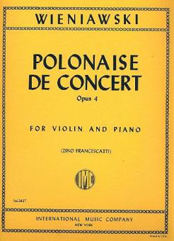 Polonaise de Concert D major op. 4 
