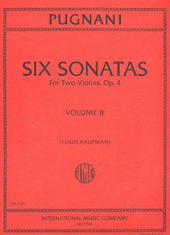 6 Sonatas Op. 4 Vol. 2 