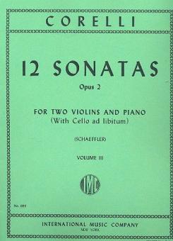 12 Sonatas, Op. 2 Vol. 3 