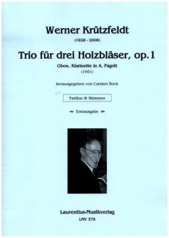 Trio für 3 Holzbläser op. 1 