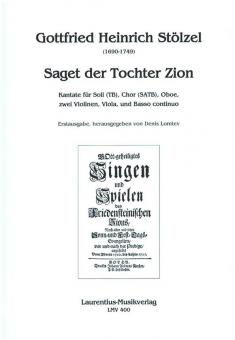 Saget der Tochter Zion 