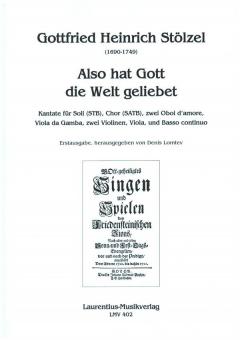 Also hat Gott die Welt geliebet 