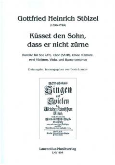 Küsset den Sohn, dass er nicht zürne 