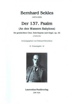 Der 137. Psalm op. 45 