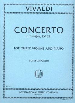 Concerto F major RV 551 