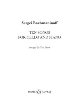 10 Songs for Cello and Piano 