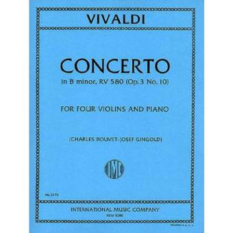 Concerto B minor op. 3/10 RV 580 